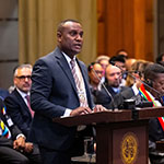 Mr Ilan Kiloe, Spokesperson, Program Manager Politics, Security and Legal Affairs of the Melanesian Spearhead Group (Vanuatu and Melanesian Spearhead Group)