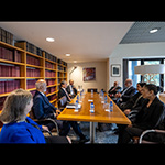 Exchange of views between the delegation of judges from ITLOS, ICJ President, and Registrar of the Court