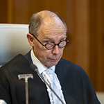 The Registrar of the Court, HE Mr Philippe Gautier