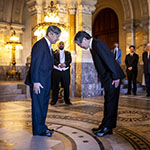 Visit by HM Emperor Naruhito of Japan to the Peace Palace in The Hague