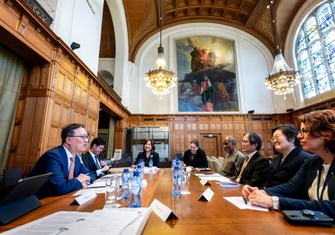 Hong Kong Justice Secretary visit ICJ 