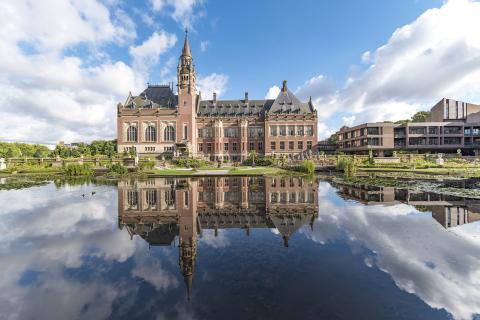 View of the Peace Palace
