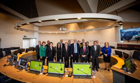 On 29 September 2025, a delegation from the International Tribunal for the Law of the Sea (ITLOS) paid a visit to the Court. 