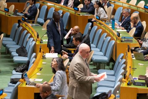 On 12 November 2025, the General Assembly and the Security Council of the United Nations elected Ms Phoebe Okowa, of Kenyan nationality, as a Member of the International Court of Justice, with immediate effect.