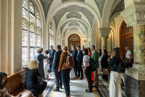 OSCE parliamentarians visiting the ICJ at the Peace palace 