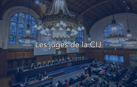 Les juges de la CIJ